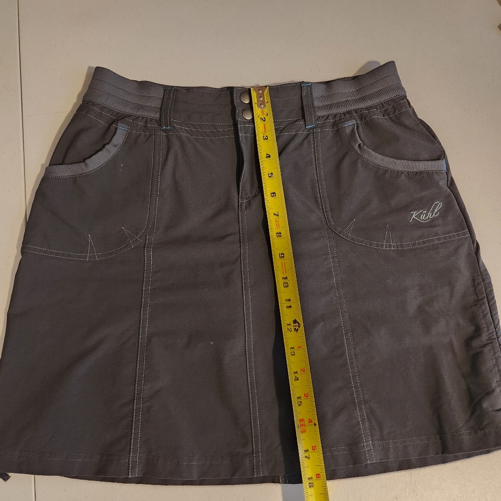 Kuhl Durango Skort Skirt Gray Womens Size 6 Hiking Outdoors Activewear Pull On - Picture 8 of 9